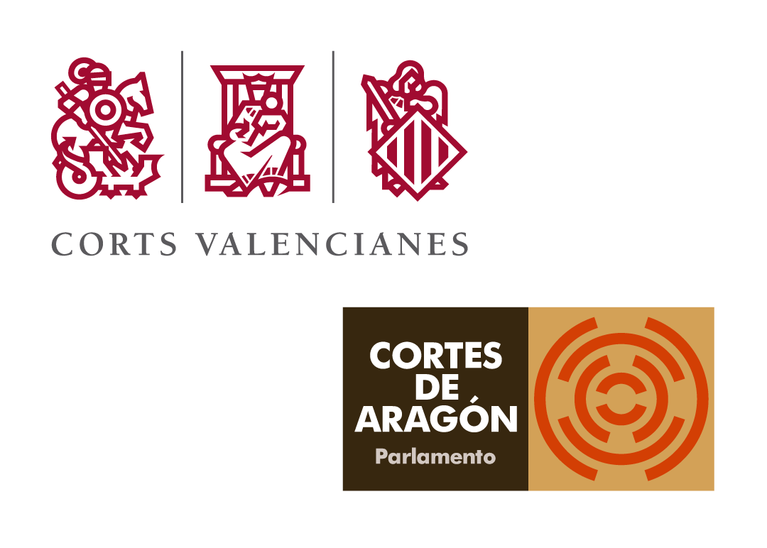 Corts Valencianes y Cortes de Aragón.