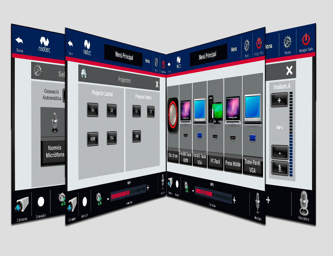 Programacion AMX salón de actos