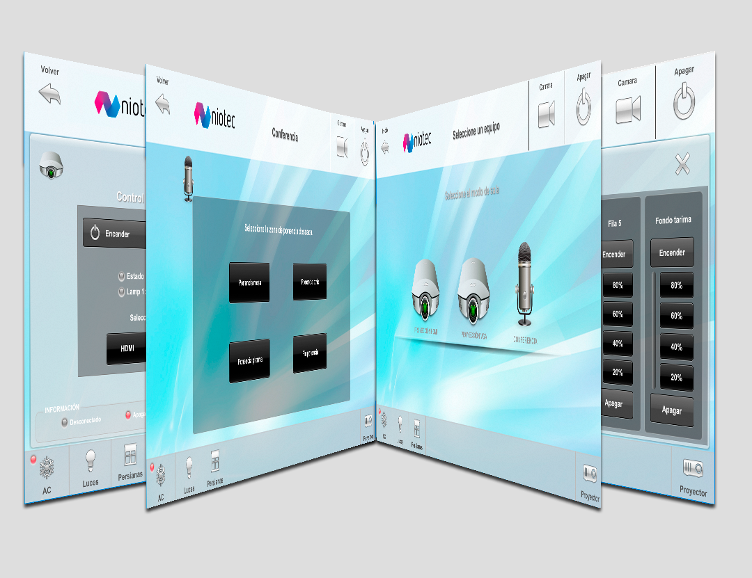 Programación Crestron sala de reuniones y videoconferencia